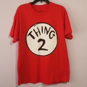 Dr. Seuss "Thing 2" t-shirt and wig